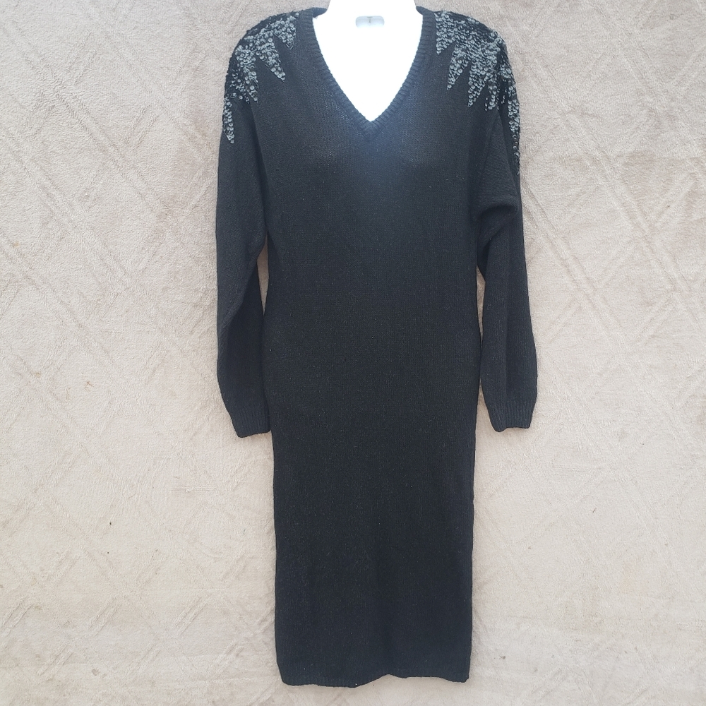 💥🛍Black Sweater Dress
